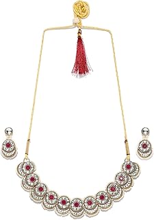 Parure de bijoux pour femme avec perles zafiri (or) zpfk9361 métal