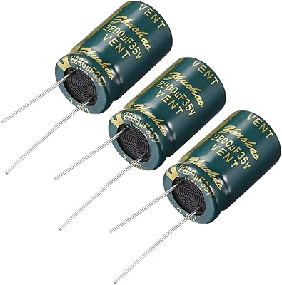 Condensateur électrolytique radial en aluminium oxell vert à faible esr avec 2200uf