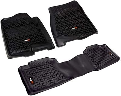 Revêtement de sol avant et arrière rugged ridge 82989.01, noir, 2007-2013 chevrolet/gmc silverado/sierra crew cab. Découvrez le shopping sans frontières avec Diaytar Sénégal