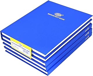 Cahier de manuscrit fis fsmn9x73q 8 mm, 144 feuilles, ligné simple, paquet