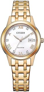 Montre analogique citizen eco-drive pour femme avec un élégant bracelet en acier inoxydable. Achetez malin avec Diaytar Sénégal, votre partenaire shopping 100% digital