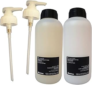 Davines oi shampooing 33,8 oz et revitalisant 33,8 litres duo avec pompes gratuites