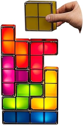 7 tetris diy 3d lampe de bureau puzzle magique cubes colorés. Diaytar : Connectez-vous aux meilleures offres