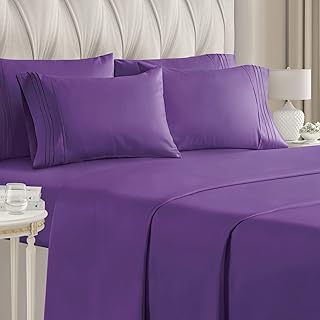 Parure de lit king size 6 pièces draps de luxe pour hôtel