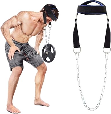 Ceinture de musculation réglable pour la tête et le cou - bande d'entraînement