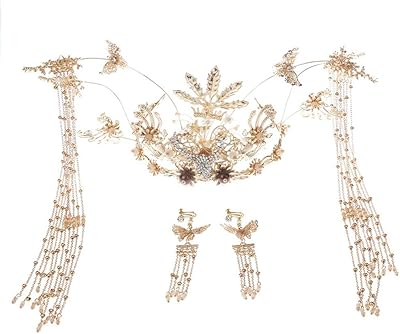 Wssbk long gland mariée diadème cérémonie vintage couronne bijoux de cheveux femmes. Diaytar : Votre shopping, nos meilleurs prix