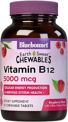 Gomme earth sweet blue bonnet avec vitamine b12 (5000 mcg). Diaytar : Parce que bien acheter, c'est économiser