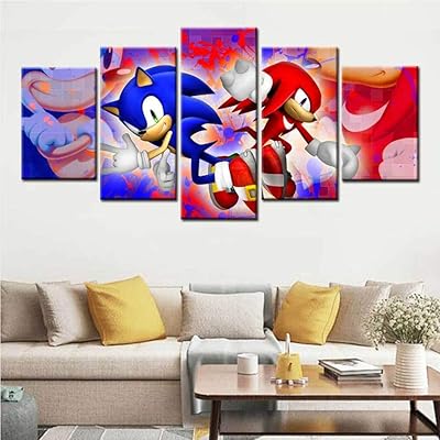 Peintures sur toile 5 panneaux impression hd sur toile art legend game timo