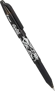 Stylo gel effaçable pilot frixion 0,7 mm, pointe fine, encre noire, paquet
