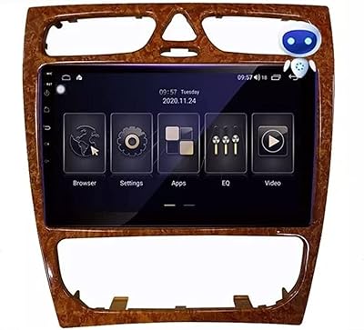 Écran android pour mercedes benz classe c w203 c200 c320 c350 clk w209