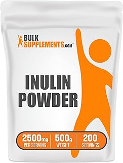Bulk supplements.com poudre d'inuline de fibres prébiotiques supplément céto poudre