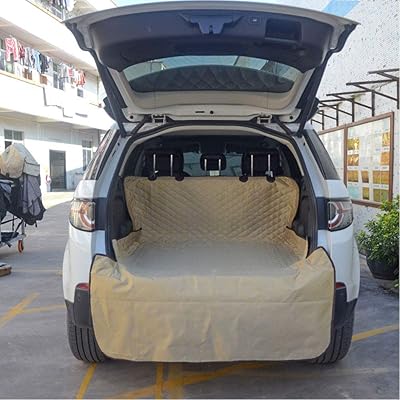 Doublure de coffre de voiture pour grand chien, tissu oxford imperméable et robuste