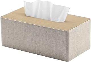 Boîte à mouchoirs en cuir léger de luxe novolan adaptée à la maison
