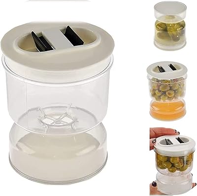 Pot de cornichons secs et humides cool baby pour cornichons et olives, pot design sablier pour la cuisine domestique, transparent. Transformez votre façon de consommer avec Diaytar Sénégal