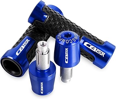 7 8`` 22mm poignées de guidon de moto extrémités poignée bouchons d'extrémité