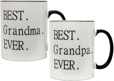 Tasse amusante - meilleure grand-mère/grand-père de tous les temps - tasses à café
