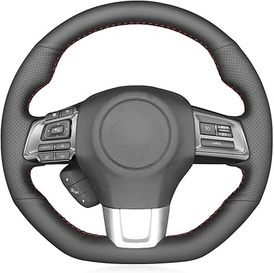 Couvre-volant en cuir noir pour subaru wrx (sti) 2015-2019 / levorg 2015-2019/ couvre-volant wrx. Des économies substantielles vous attendent sur Diaytar