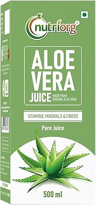 Jus naturel d'aloe vera nutriorg - 500 ml