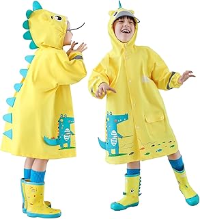 Imperméable pour enfants imperméables réutilisables veste de pluie pour enfants dessin animé 3d