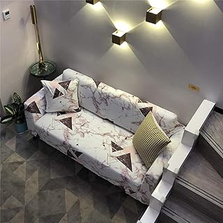 HOUSSE DE CANAPÉ ENTIÈREMENT ENVELOPPÉE IMPRIMÉE ÉLASTIQUE EXTENSIBLE POUR SECTIONNEL