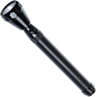 Lampe de poche led rechargeable impex 2000 mah, noire, x21 lumens