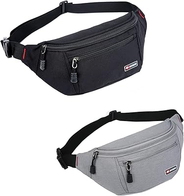 Sac banane zooron pour hommes et femmes, sac banane de sport imperméable