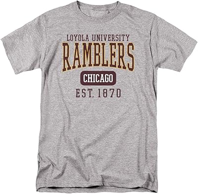 Collection officielle de t-shirts unisexes pour adultes de l'université de loyola
