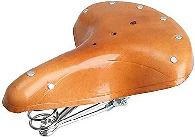 Selle de vélo large sans nez selle montagne confortable marron route vintage vtt