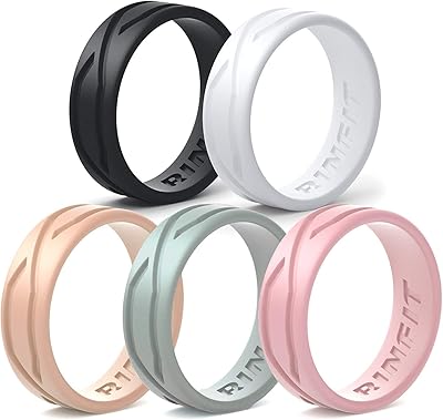 Bande en silicone pour hommes et femmes 4 5 anneaux - bandes