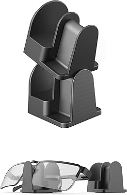 Porte-lunettes, organisateur de rangement mural compatible avec le support de lunettes de soleil