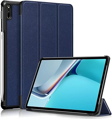 Housse de protection rigide ultra fine en cuir pu kibosh pour huawei matepad