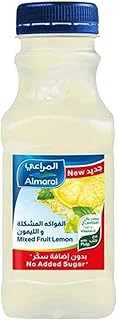 Mélange de fruits et jus de citron frais sans sucre d'almarai arabie