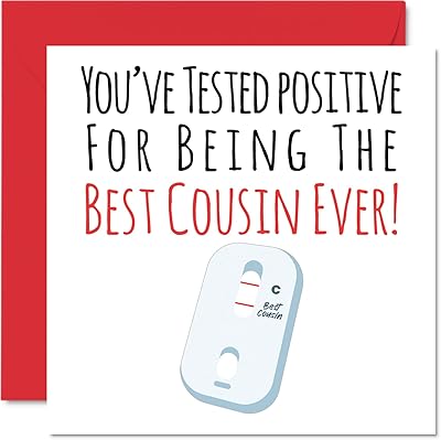Cartes d'anniversaire amusantes pour cousin - meilleur cousin de tous les temps