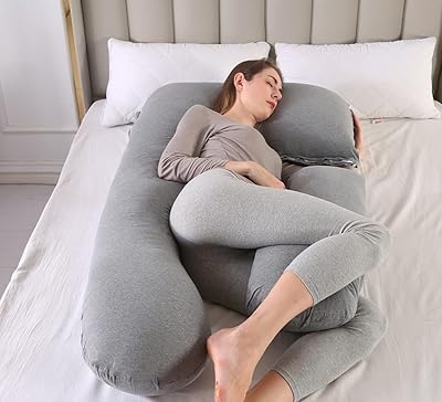 Oreiller de grossesse oreiller complet en forme de u et soutien de maternité