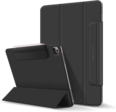 Étui pliable intelligent haven pour ipad pro 2020 129 pouces noir