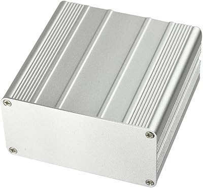Boîtier de projet électronique en aluminium en huit bois pour dispositif d'amplificateur pcb