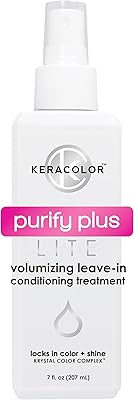 Keracolor après-shampooing sans rinçage pour thérapie par la couleur spray avec huile