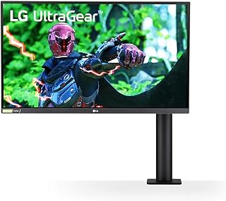 Moniteur de jeu lg ultra gear ergo avec technologie nano ips, résolution qhd