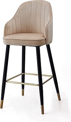 Une chaise haute de cuisine au design moderne avec des pieds solides d'angela