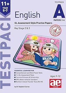 11+ anglais années 5-7 testpack a papiers 1-4 : gl assessment style practice