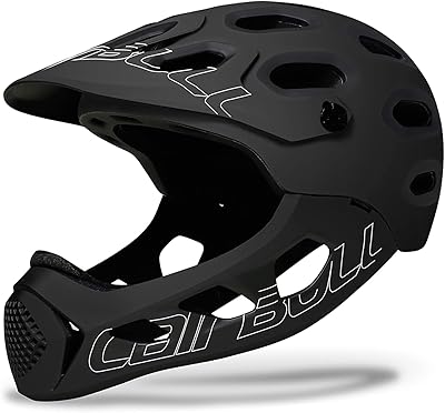 Casque de vélo intégral babyski pour adultes avec mentonnière amovible pour le vtt