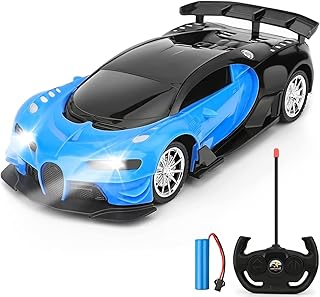 Voiture de course lamborghini télécommandée bleue à grande vitesse électrique