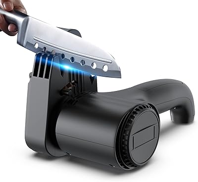 Aiguiseur de couteaux électrique glacier fresh avec bande abrasive aiguiseur cuisine pour affûter