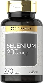 Supplément de sélénium | comprimés de 200 mcg | végétarien, sans ogm