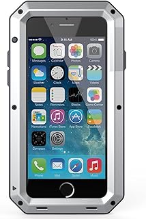 Coque pour iphone 7, verre gorilla de luxe en alliage d'aluminium, protection robuste