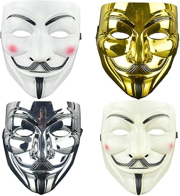 4 pack v4 vendetta guy masque masque de costume d'halloween masque de fête pour halloween cosplay party. Shopping en ligne au Sénégal ? Pensez Diaytar !