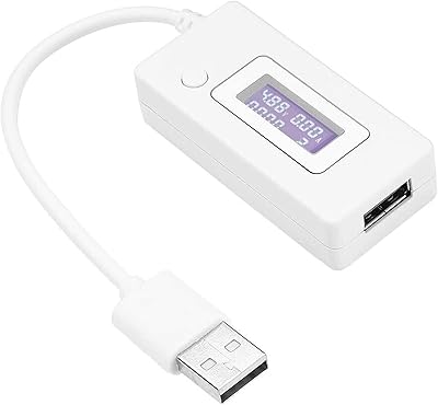 Testeur de tension yuegoo, détecteur de courant lcd hd, mini testeur de capacité