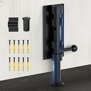 Loquet à rouleau, loquet de portail coulissant de 6,3 pouces, serrure de porte