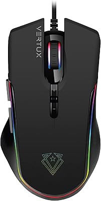 Souris de jeu vertux assaulter | capteur optique jusqu'à 10 000 dpi |