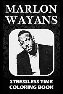 Livre de coloriage stressless time : illustrations de marlon wayans pour apaiser votre